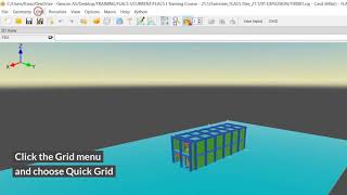 FLACS CFD  Generating a computational grid mesh [upl. by Hittel952]