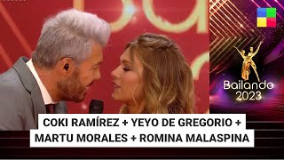 Coki Ramírez  Yeyito y Martu Morales  Romi Malaspina Bailando2023  Programa completo 280923 [upl. by Eidualc]