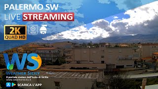 🔴 Palermo live webcam  Panoramica sudovest [upl. by Riehl]