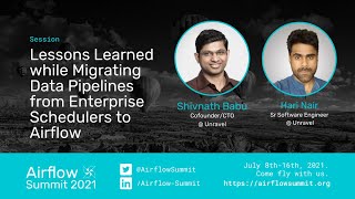 Lessons Learned while Migrating Data Pipelines from Enterprise Schedulers to Airflow [upl. by Atalante754]