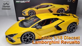 NEW Maisto  Lamborghini Revuelto 2024  118 Diecast  Full Review [upl. by Amelia]