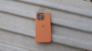 🍎Apple iPhone 15 Pro Max Silicone Case Orange Sorbet Maureen Scott [upl. by Dwain]