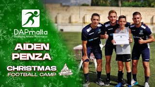 🎄⚽  DAP MALTA CHRISTMAS FOOTBALL CAMP Aiden Penza [upl. by Clive]