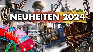 Alle FreizeitparkNeuheiten in Deutschland 2024 [upl. by Iadrahs247]