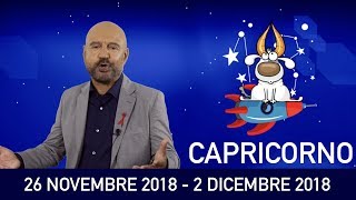 CAPRICORNO l’oroscopo di Capitani  26 Novembre  2 Dicembre [upl. by Notsniw]