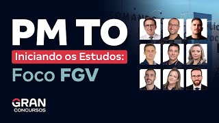 Concurso PM TO Iniciando os Estudos Foco FGV [upl. by Hadleigh]