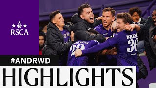 HIGHLIGHTS RSC Anderlecht  RWDM  20232024 [upl. by Polito]