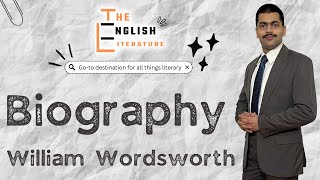 William Wordsworth  An English Romantic Poet  Biography  IGNOU MEG 01 British Poetry [upl. by Eilssel247]