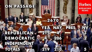 BREAKING NEWS House Votes To Pass National Defense Authorization Act Despite Democratic Objections [upl. by Yticilef]