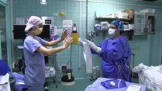 Gowning amp Gloving Procedures Surgical Teaching Unit  McGill University  JGH [upl. by Yael366]