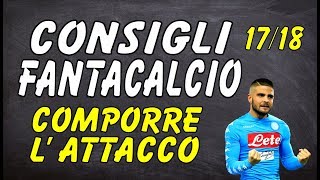 ATTACCANTI  CONSIGLI ASTA FANTACALCIO 20172018 [upl. by Ellora]