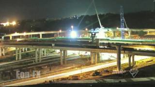 TimeLapse Construction Westlink M7 Light Horse Interchange by EonFX [upl. by Elcarim796]