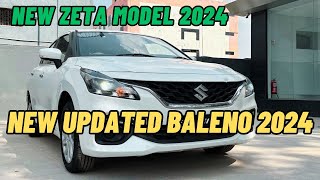 New UPDATED BALENO 2024 ZETA MODELExclusive Features amp VFM Model baleno2024 [upl. by Pastelki]