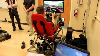 6DOF stewart platform motion simulator [upl. by Tobye]