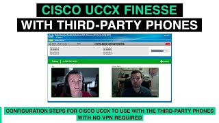 Cisco UCCX Finesse Extend and Connect Configuration for ThirdParty phones [upl. by Aniz]