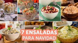 7 ensaladas para navidad  kiwilimón [upl. by Alaecim]