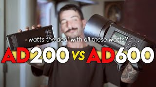 Watts Explained  AD200 vs AD600 Pro [upl. by Ainatnas]