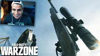 COD Warzone   لما تلعب بالسنايبر كسلاح اساسي [upl. by Baler211]