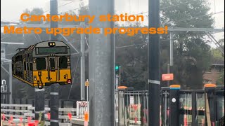 Canterbury station Metro upgrade progress  Train vlog 18 [upl. by Leile]