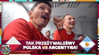 POLSKA  ARGENTYNA TAK PRZEŻYWALIŚMY MECZ W KANALE SPORTOWYM WIELKIE EMOCJE I AWANS DO 18 FINAŁU [upl. by Cheryl]