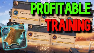 Profitably Training My Refining Accounts  Albion Online [upl. by Belloir]