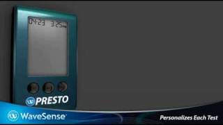 Wavesense Presto Blood Glucose Meter  Instructional Video Part 2 of 2 [upl. by Akinat742]