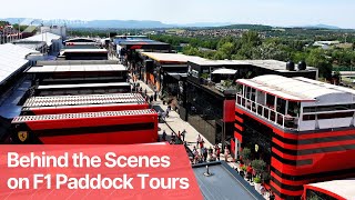 Get an Exclusive Peek Behind the Scenes with F1 Paddock Tours [upl. by Ihcehcu]