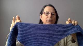 Garter Stitch Knitting Projects Washcloth Bandana Triangular Shawl and Wearable Blanket [upl. by Yruy282]