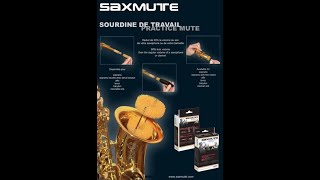 Teaser Sourdine pour saxophone et clarinette SAXMUTE [upl. by Ibrek]