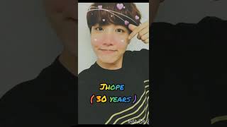 BTS member age in 2024💜 bts viralshort viral Army ot7 [upl. by Attekram]