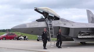 F22 Raptor Launch 2018 Air Power Over Hampton Roads Sunday [upl. by Gilroy]