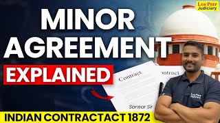 Understanding Minor Agreements Under Indian Contract Act 1872  Key Minor Contract Case Laws [upl. by Ahlgren]