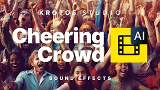 Cheering Crowd Sound Effects  100 Royalty Free No Copyright Strikes [upl. by Eddana985]