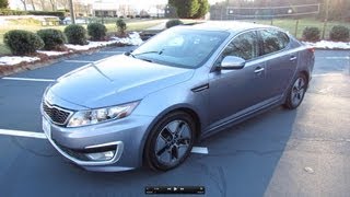 2012 Kia Optima Hybrid Premium Start Up Exhaust Test Drive and In Depth Review [upl. by Relyc404]