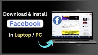 install facebook app on pc without bluestacks  how to install facebook messenger on my laptop [upl. by Cohe]