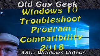 Windows 10  No Compatibility Tab The 2018 Fix [upl. by Alyag]