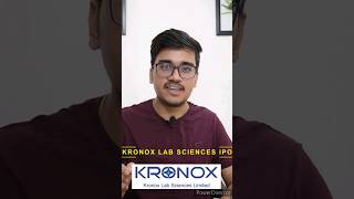 Kronox Lab Sciences Limited IPO ipo stockmarket [upl. by Bethina]