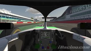 iRacing Silverstone Circuit  Grand Prix FIA Formula 4 Dry Track Guide Hotlap  Telemetry [upl. by Artema]