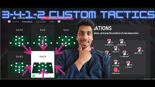 Bored of same old meta tactics Try this out EA FC24 3412 custom formation and tactics for some fun [upl. by Metcalf]