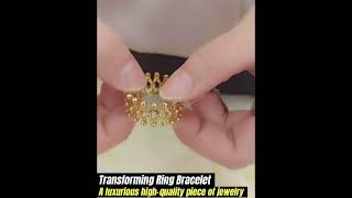 2in1 Transforming Ring Bracelet 1 [upl. by Therine]