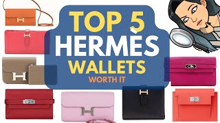 TOP 5 BEST Hermès WALLETS  ❤️Hermès SLGs  that are STILL WORTH IT KELLY WALLET ❤️Luxury Bag Lover [upl. by Euk119]