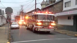 Millersburg Fire Santa Parade [upl. by Au418]