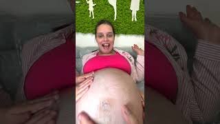 🤰 Belly casting pregnant ⏰ 24 de ORE 🤰 MAMA în GHIPS pe BURTICĂ SARCINĂ la 9 luni 🖌️ [upl. by Riella81]