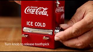 TableCraft Retail Spotlight CocaCola Toothpick Dispenser [upl. by Lohse994]