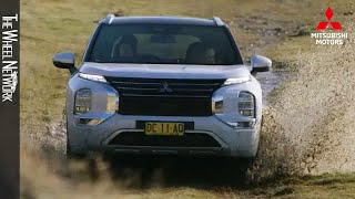 2022 Mitsubishi Outlander  White Diamond  Road amp Trail Driving Interior Exterior Australia [upl. by Odlanyar]