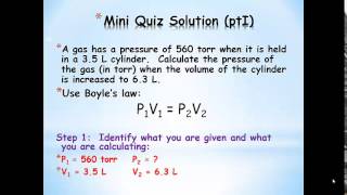 Early Gas Laws and Examples [upl. by Notaek]