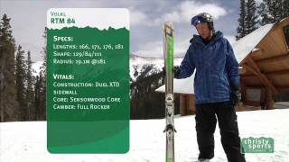 20112012 Volkl RTM 84 Ski Review  Christy Sports [upl. by Otrebron]