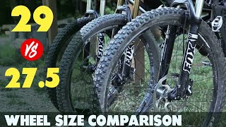 29 vs 275 Wheel Sizes Comparison Understanding Differences Which Is the Winner [upl. by Kcitrap]