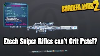 Borderlands 2 Why Etech Snipers Suck [upl. by Dickson]