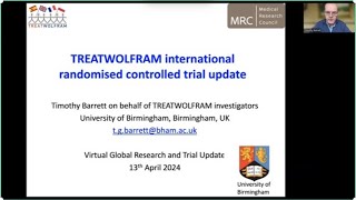 TREATWolfram Trial Update 13th April 2024 [upl. by Yrailih]